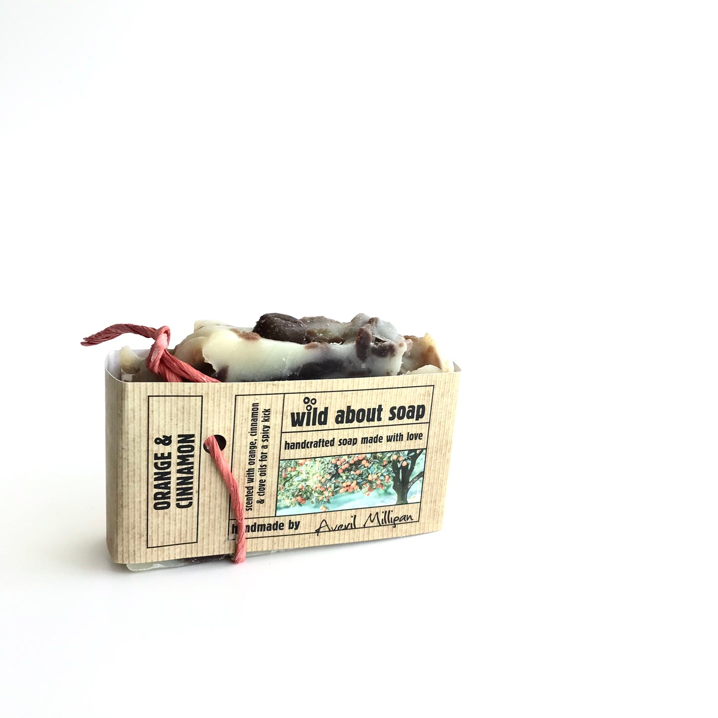 ORANGE & CINNAMON Soap - Scented with Cloves