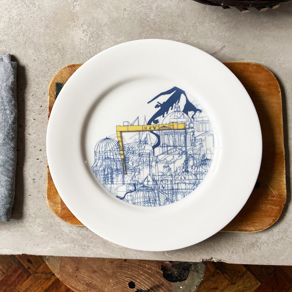 BELFAST - Bone China Dinner Plate