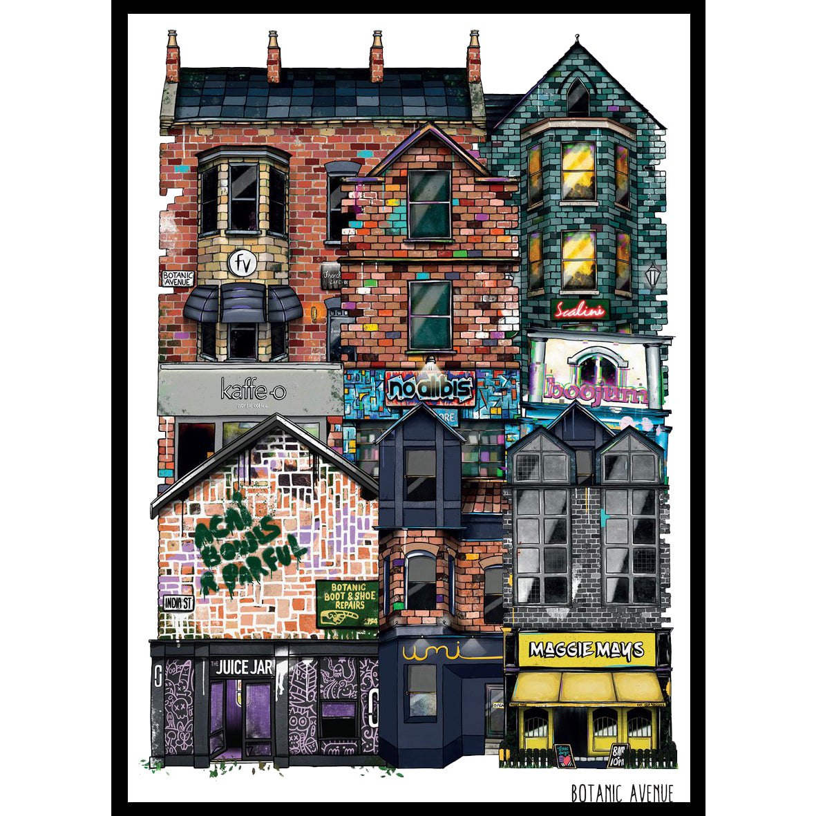 Botanic (Belfast) - Print