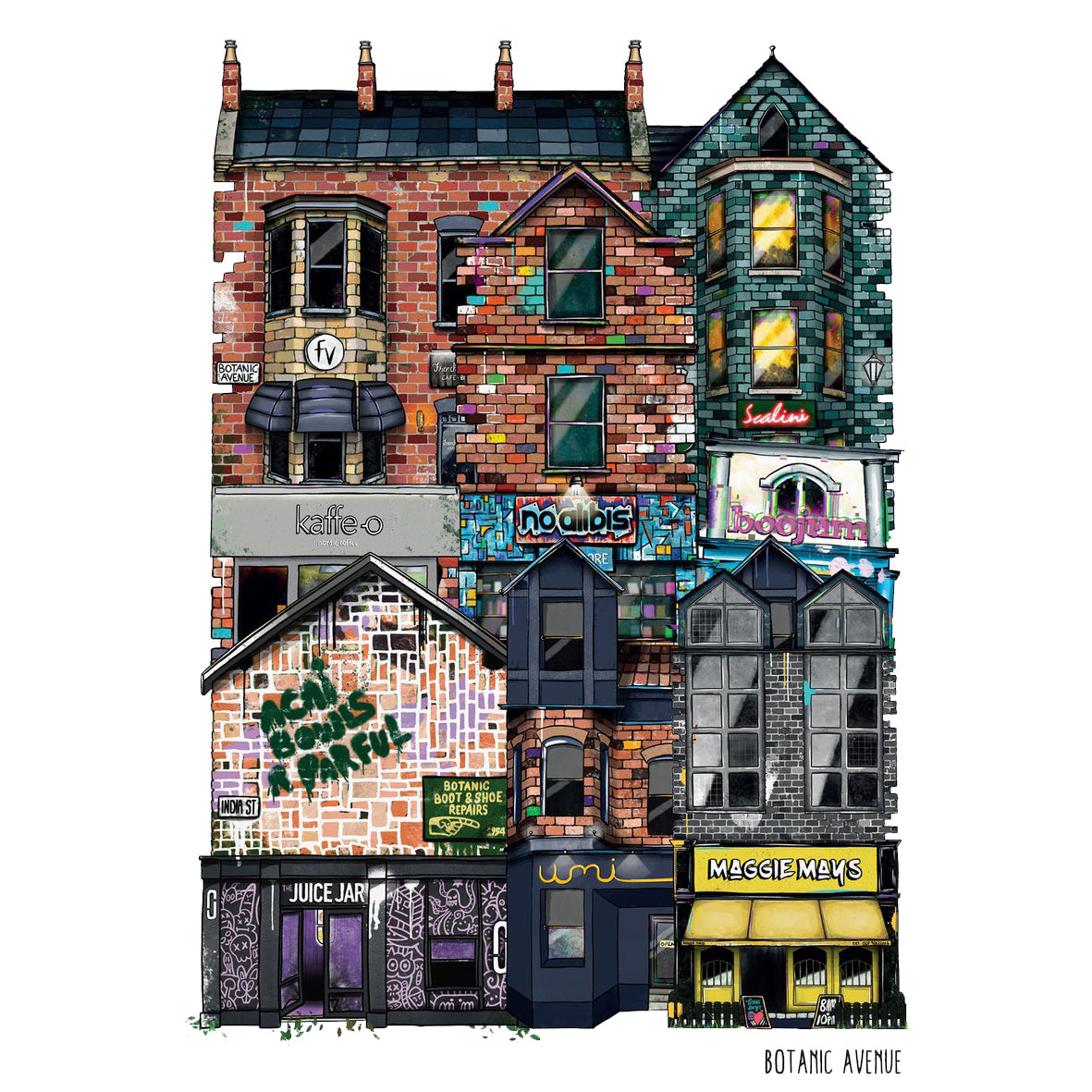 Botanic (Belfast) - Print