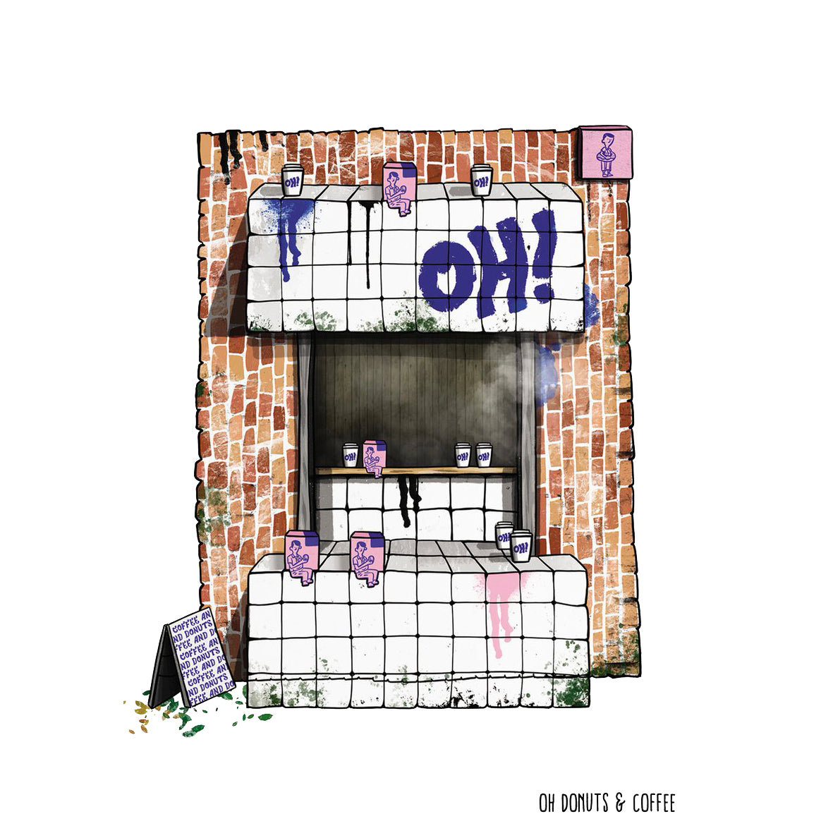 Oh Donuts - Print