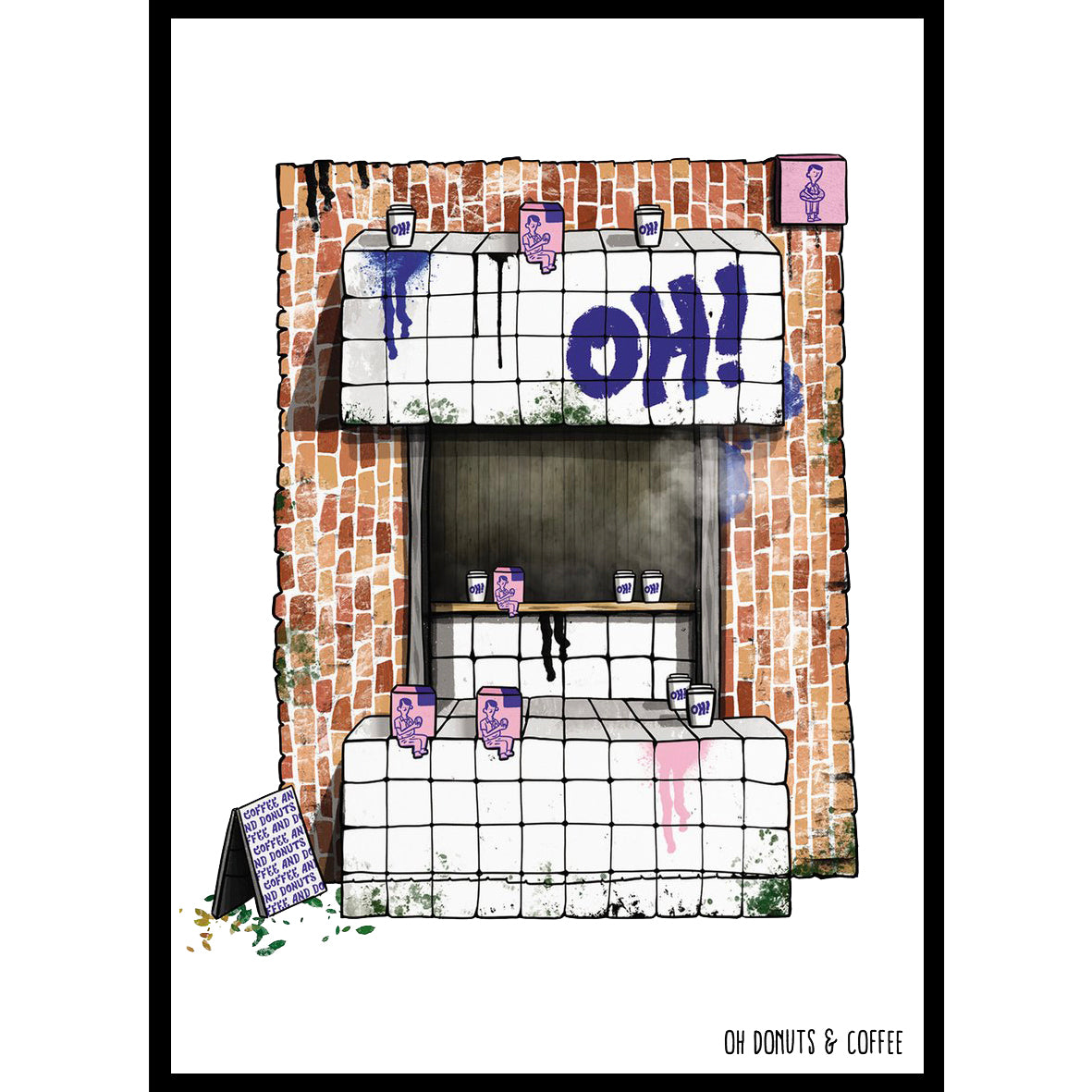 Oh Donuts - Print