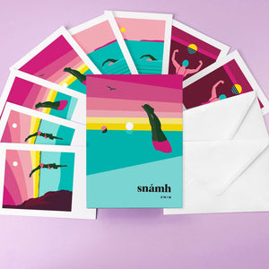 Snámh / Swim - Greeting Card Set