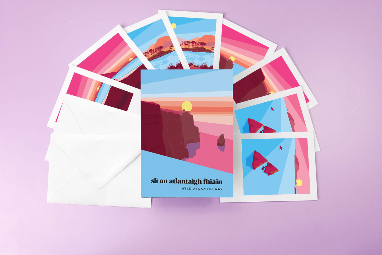 Wild Atlantic Way / Slí an Atlantaigh Fhiáin- Greeting Card Set