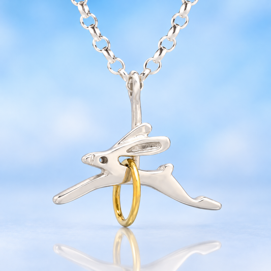LAST HOOP OF THE DAY PENDANT (Silver & Gold)