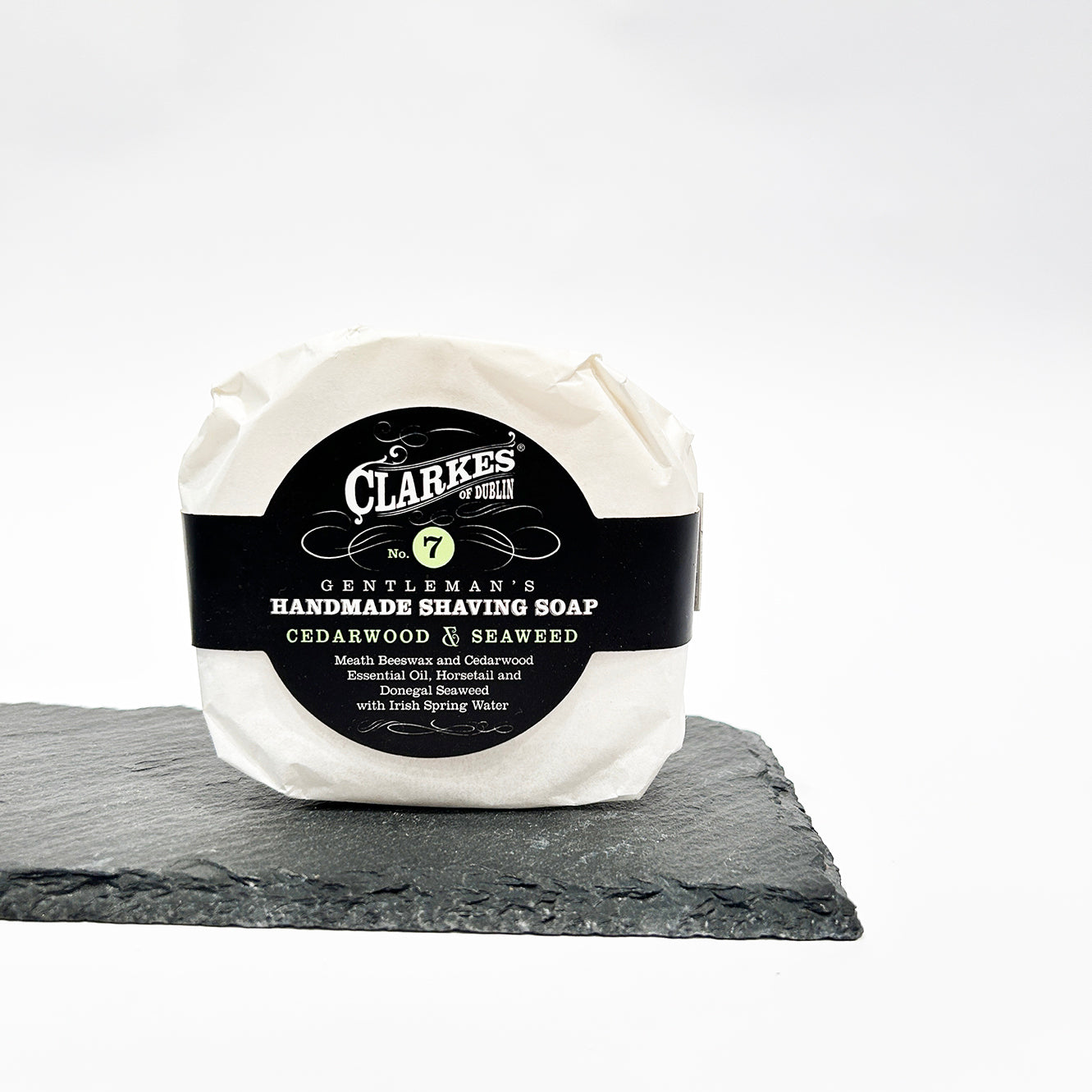 Handmade Shaving Soap - Cedarwood & Seaweed