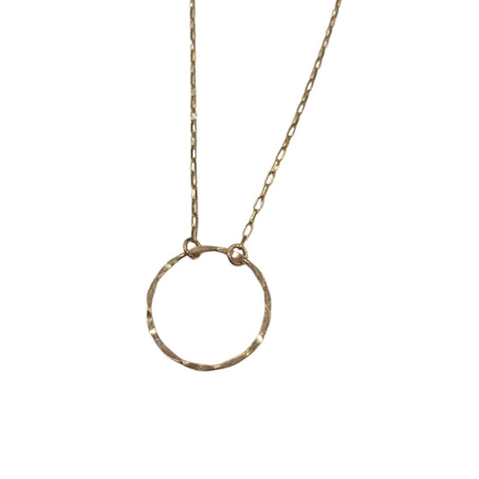 14kt Goldfill Textured Ring Pendant