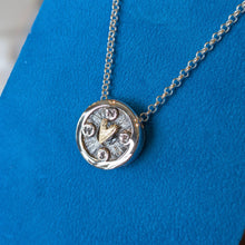 Load image into Gallery viewer, FOLLOW YOUR HEART PENDANT - Kinetic Necklace (Silver &amp; Gold)
