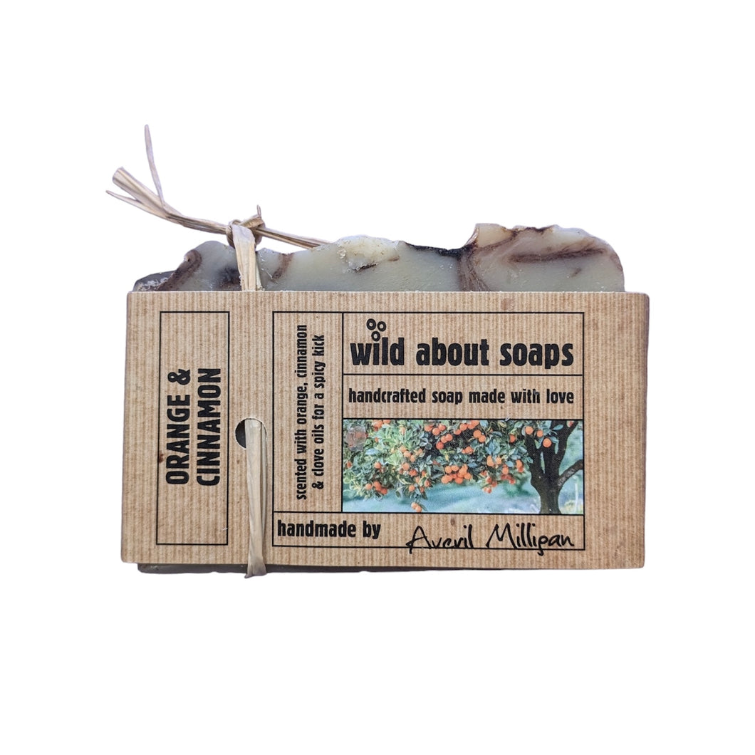 ORANGE & CINNAMON Soap - Scented with Cloves