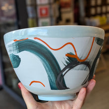 Load image into Gallery viewer, Medium Bowl (Turquoise &amp; Orange) - Adam Frew Ceramics
