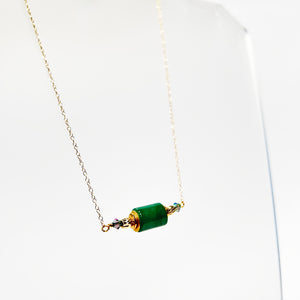 Wilde Emeralde Chain Necklace - Aventurine