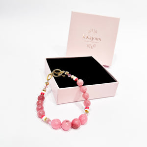 Kaleidoscope Pink Bracelet - Swarovski Crystals