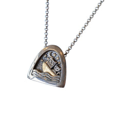 Load image into Gallery viewer, LIGHT OF THE MOON PENDANT - Kinetic Necklace (Silver &amp; Gold)
