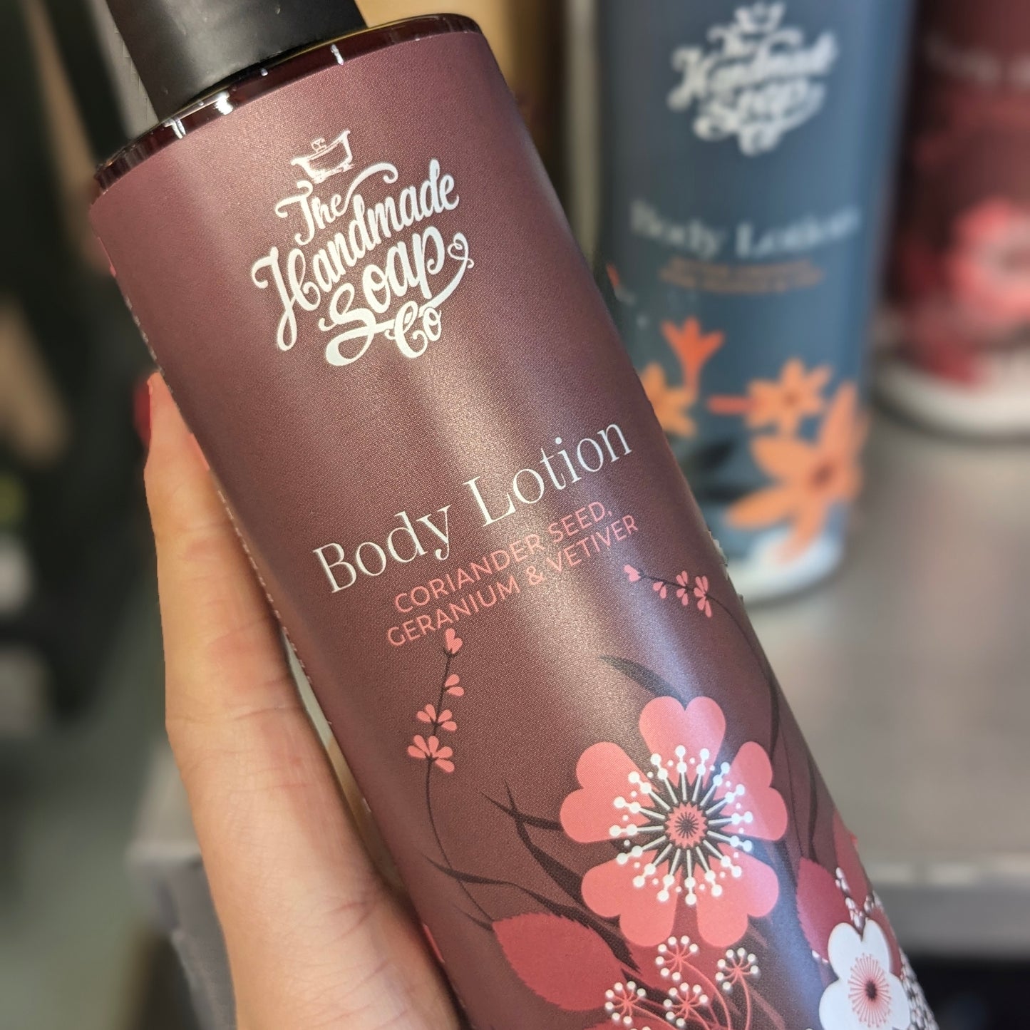 BODY LOTION - Coriander Seed, Geranium & Vetiver - Handmade in Ireland
