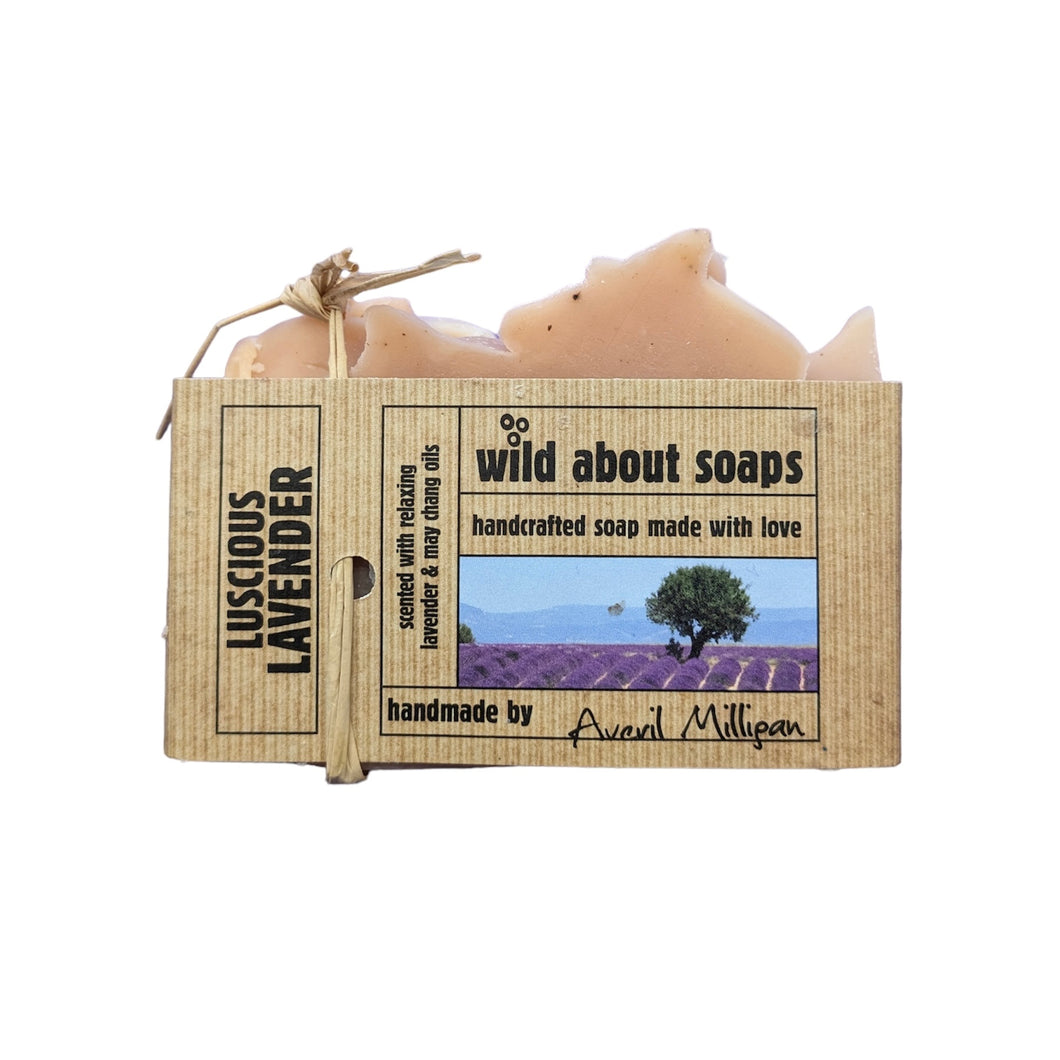 LUCIOUS LAVENDER Soap - Scented with Lavender & May Chang Oil
