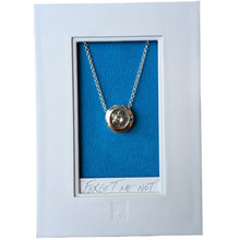 Load image into Gallery viewer, FORGET ME NOT PENDANT - Kinetic Necklace (Silver &amp; Gold)
