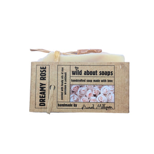 DREAMY ROSE Soap - Scented with Rose, Geranium and Patchouli
