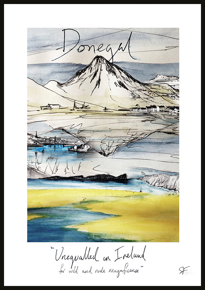 DONEGAL - Contemporary Travel Poster