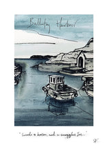 Load image into Gallery viewer, BALLINTOY HARBOUR - Contemporary Travel Poster
