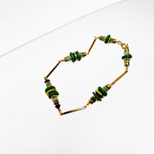 Load image into Gallery viewer, Solais Link Bracelet - Aventurine &amp; Hematite
