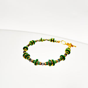 Solais Evening Bracelet - Aventurine & Hematite