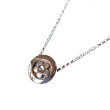 Load image into Gallery viewer, FORGET ME NOT PENDANT - Kinetic Necklace (Silver &amp; Gold)
