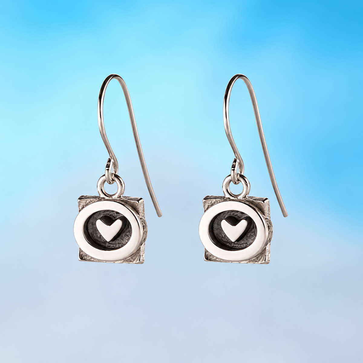 A BIG HUG Drop Earrings (Silver)