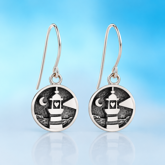 LIGHTHOUSE EARRINGS (Silver)