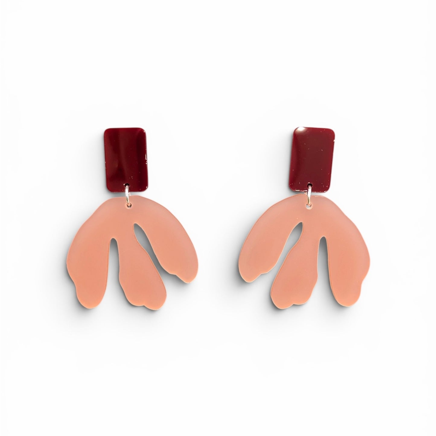 Fleur-de-lis Rose/Burgundy