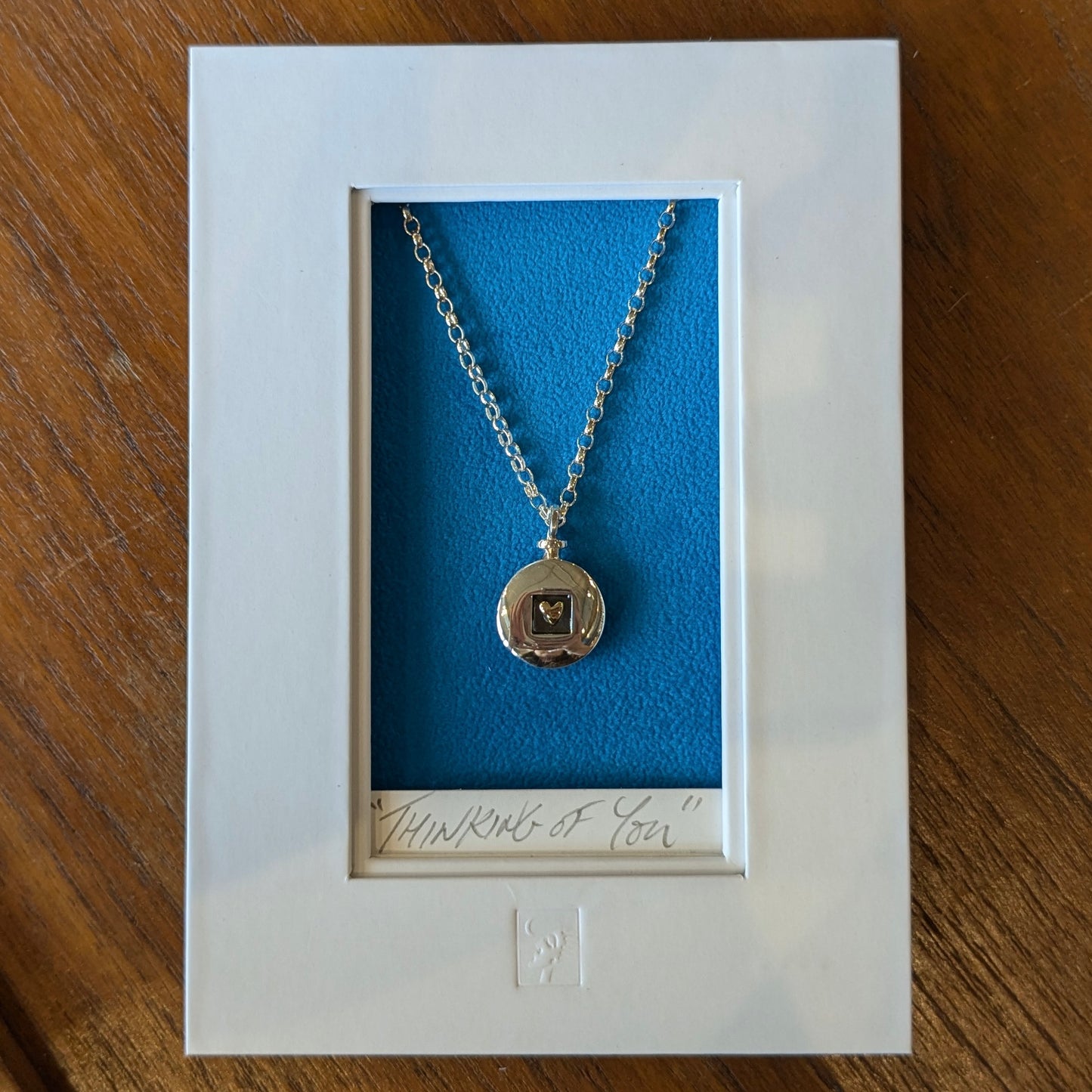 THINKING OF YOU PENDANT (Silver & Gold)