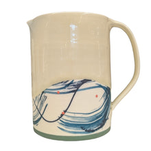 Load image into Gallery viewer, Medium Jug with Handle (Green Base) - Adam Frew Ceramics
