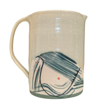 Load image into Gallery viewer, Medium Jug with Handle (Green Base) - Adam Frew Ceramics
