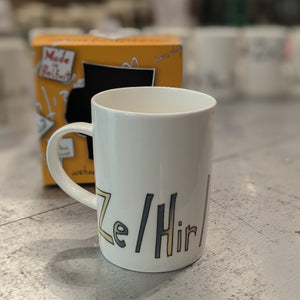 Ze / Hir / Hirs - WRAPPED UP PRONOUN MUG