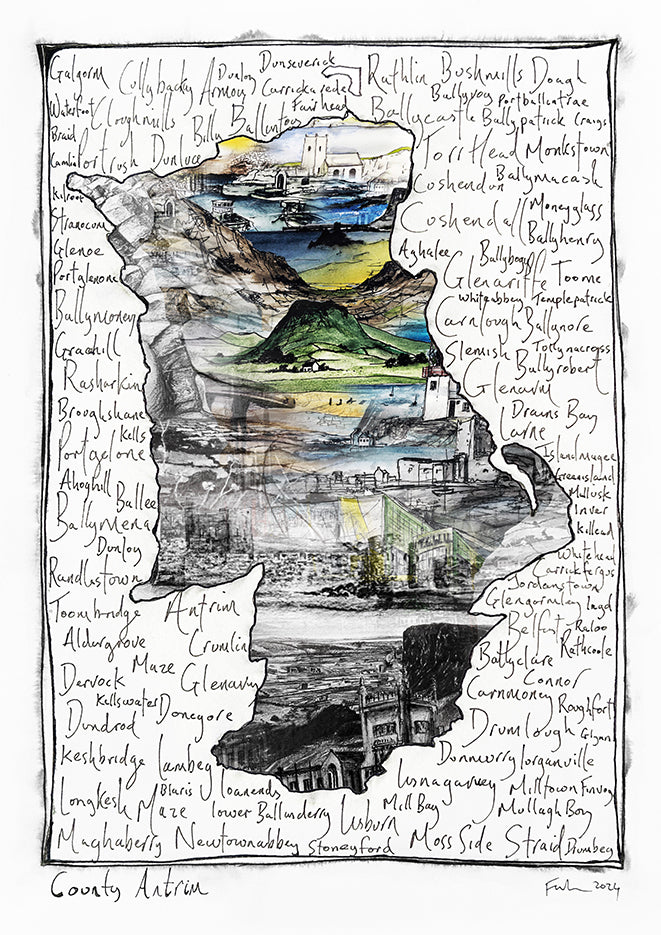County Antrim - Towns and Villages
