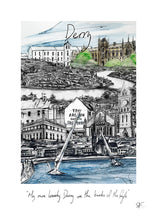 Load image into Gallery viewer, DERRY - Contemporary Travel Poster
