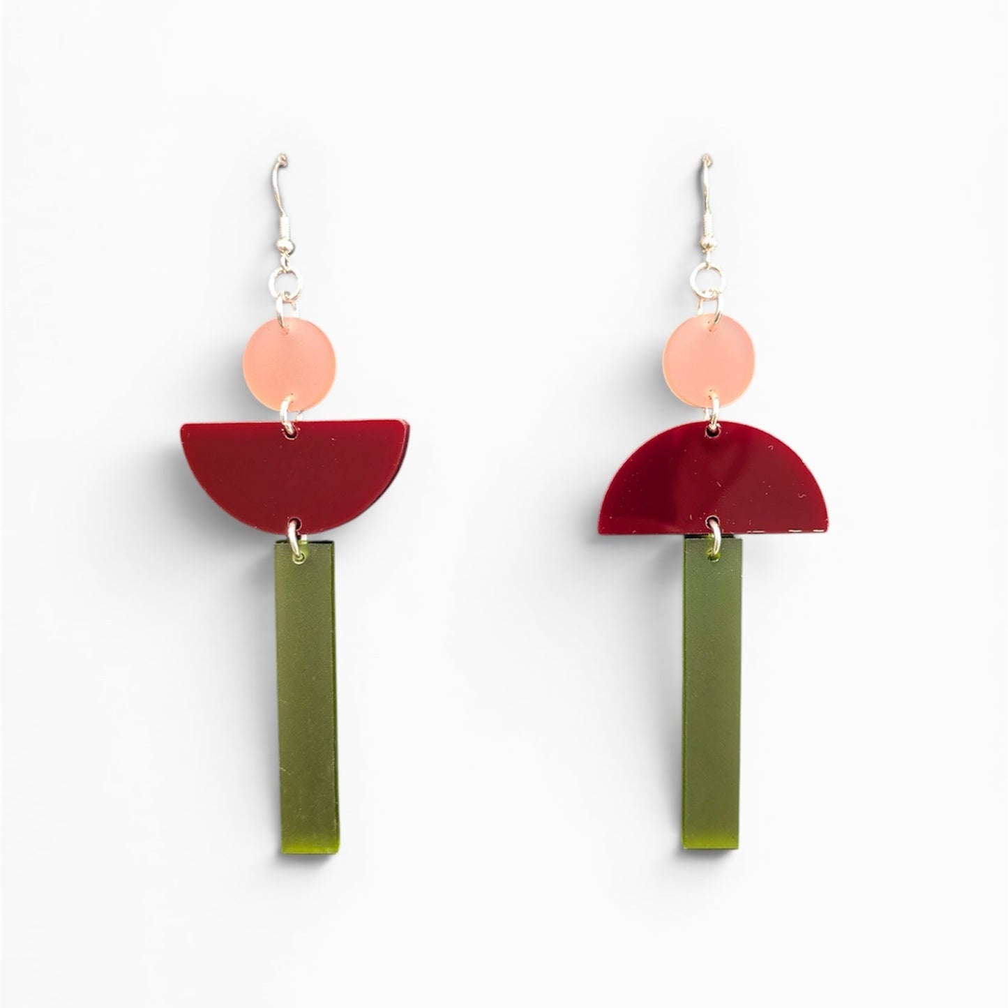 Opposites Attract - Olive/Burgandy/Rose