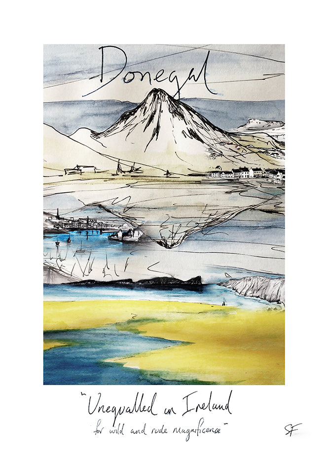 DONEGAL - Contemporary Travel Poster