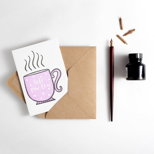 Let's Par-Tea - Card