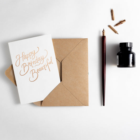 Happy Birthday Lovely - Card