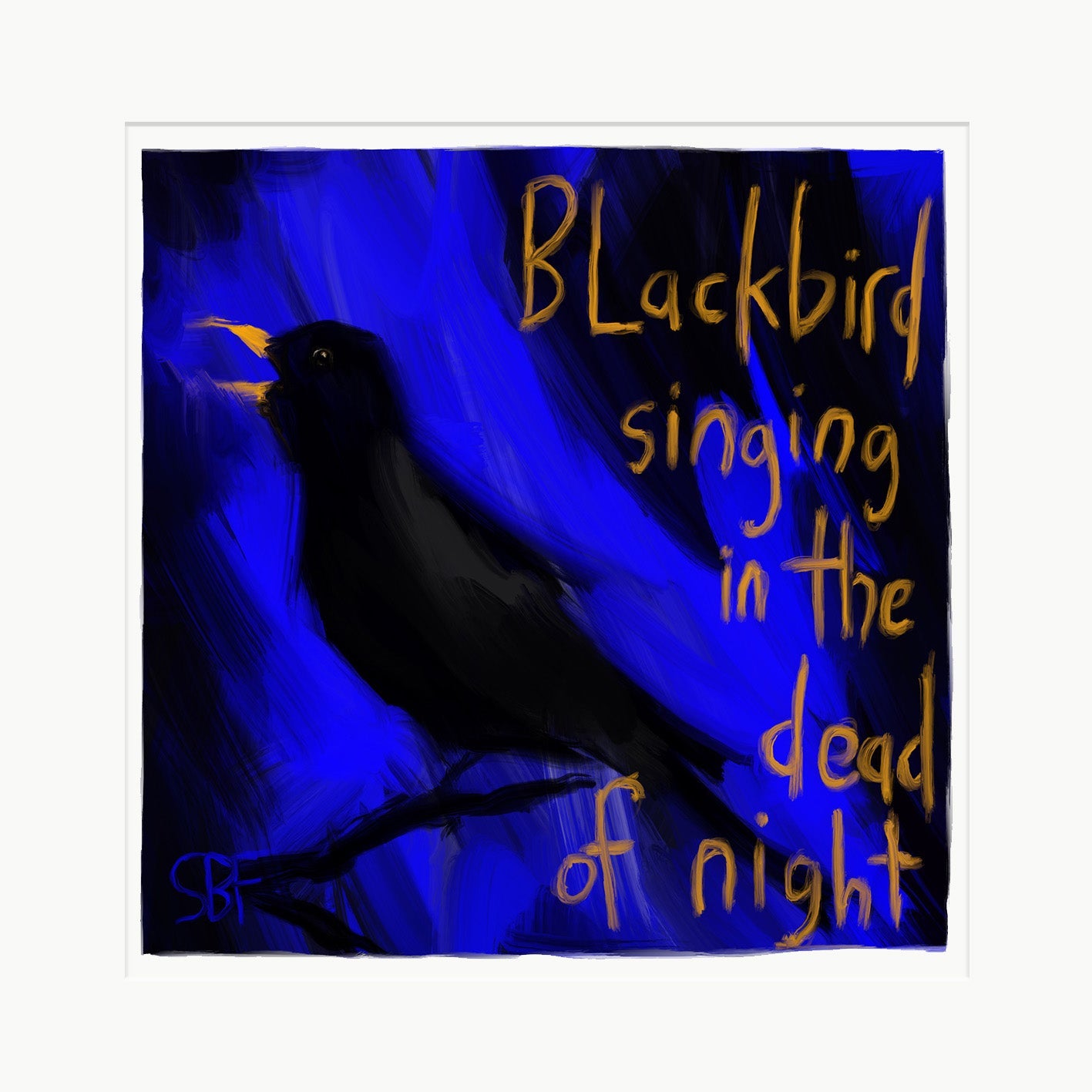 Blackbird Singing In The Dead Of Night – We Have it Wrapped UP