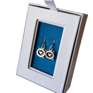 A BIG HUG Drop Earrings (Silver)