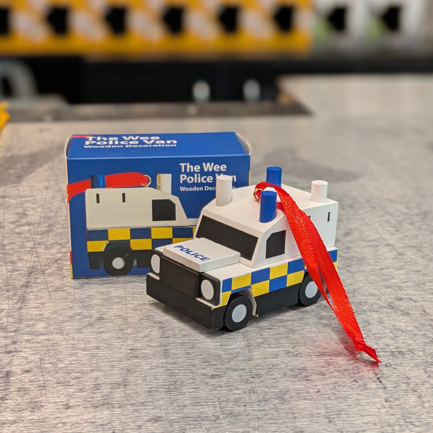 The Wee Belfast Police Van - Wooden Decoration
