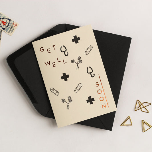 Get Well Soon - Foil Card