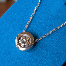 Load image into Gallery viewer, FORGET ME NOT PENDANT - Kinetic Necklace (Silver &amp; Gold)
