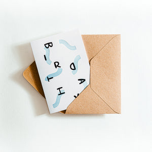 Birthday Squiggles - Card