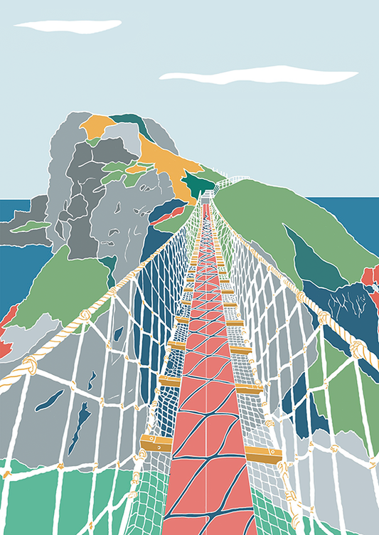 Carrick-a-Rede Rope Bridge - Deborah Hill Design
