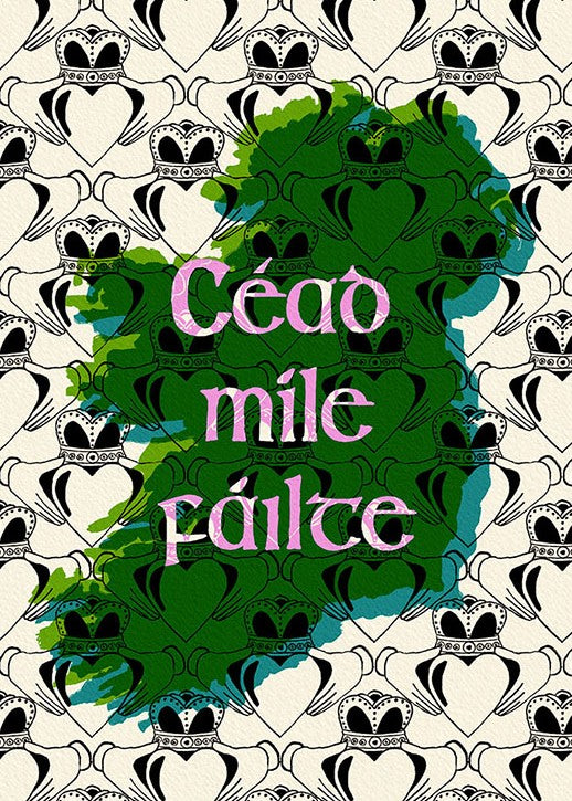 Céad Míle Fáilte - Paper Print