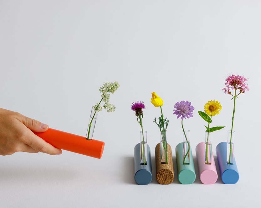 Wild Flower Vase - Grey