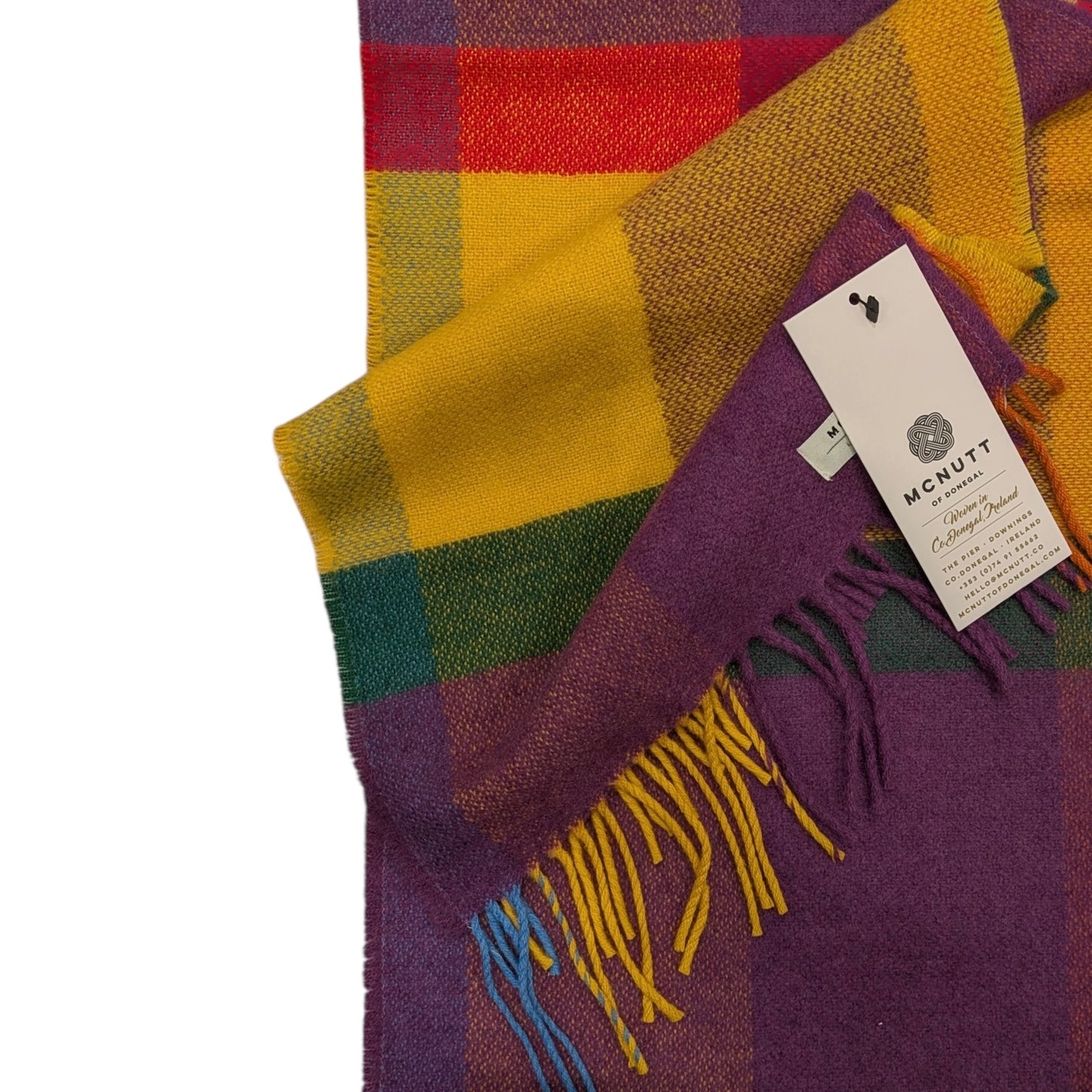 Full Bloom Lambswool Scarf - Made in Donegal Ireland