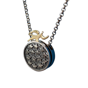 LEAP OF FAITH PENDANT - Kinetic Necklace (Silver & Gold)